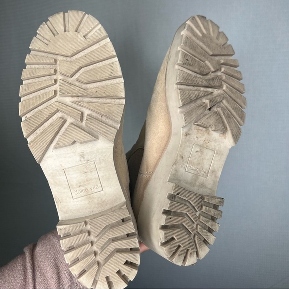 Dolce Vita‎ | Tan Cream Boot Woman's 9.5 Chunky - Picture 5 of 6